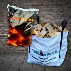 brite flame and kiln dried logs bundle